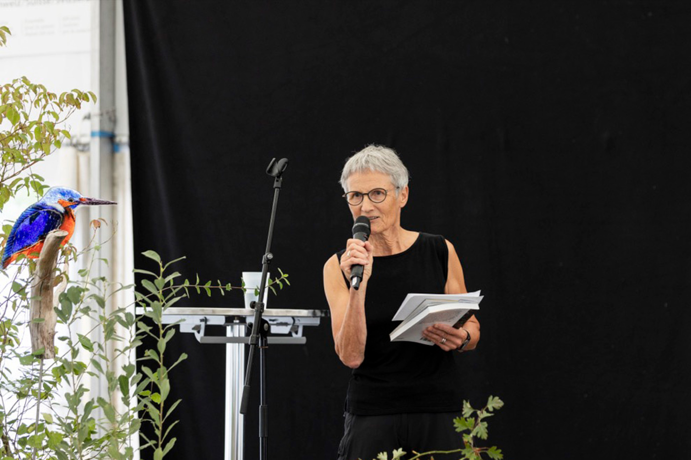 Suzanne Oberer am Jubiläumsfest 2022. © BirdLife Schweiz