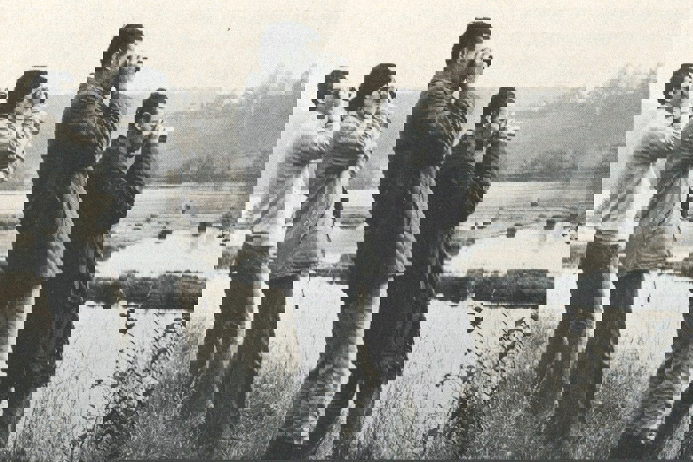 Vögel beobachten im Jahr 1970. © J. Mäder Vögel beobachten im Jahr 1970. © J. Mäder